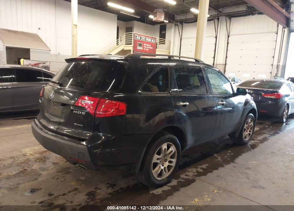 2008 ACURA MDX TECHNOLOGY PACKAGE VIN: 2HNYD28408H509498