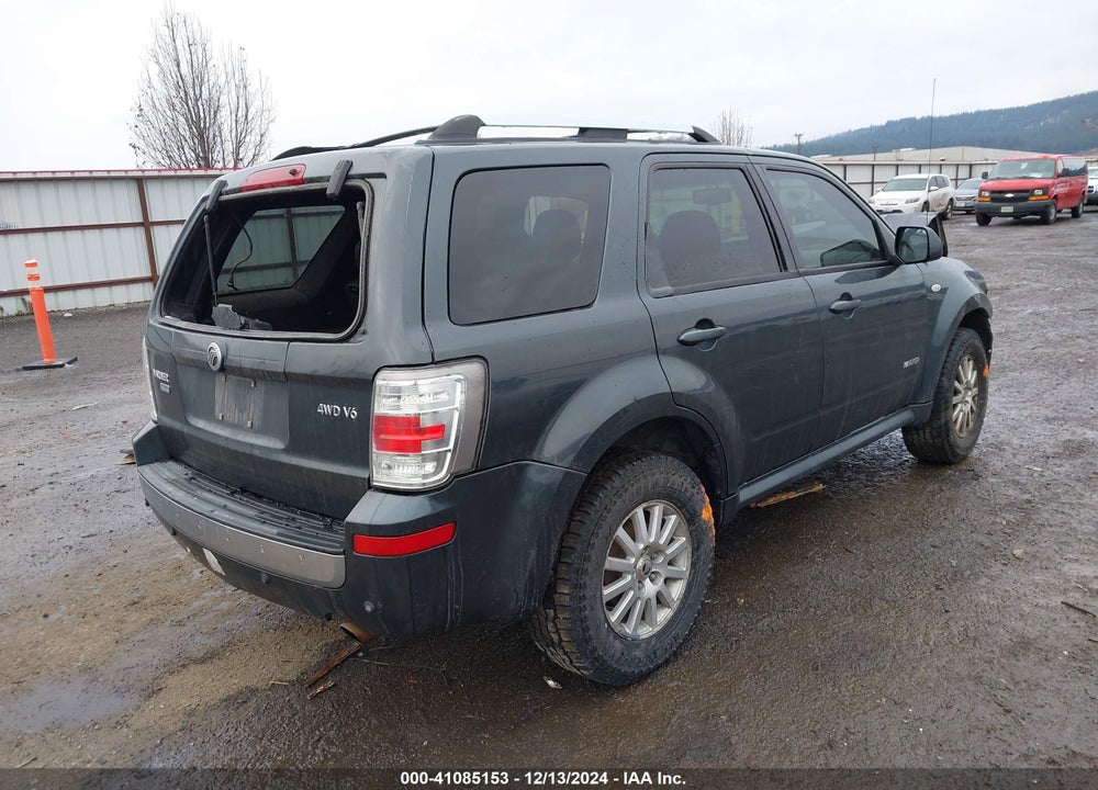 2008 MERCURY MARINER PREMIER VIN: 4M2CU97188KJ39906
