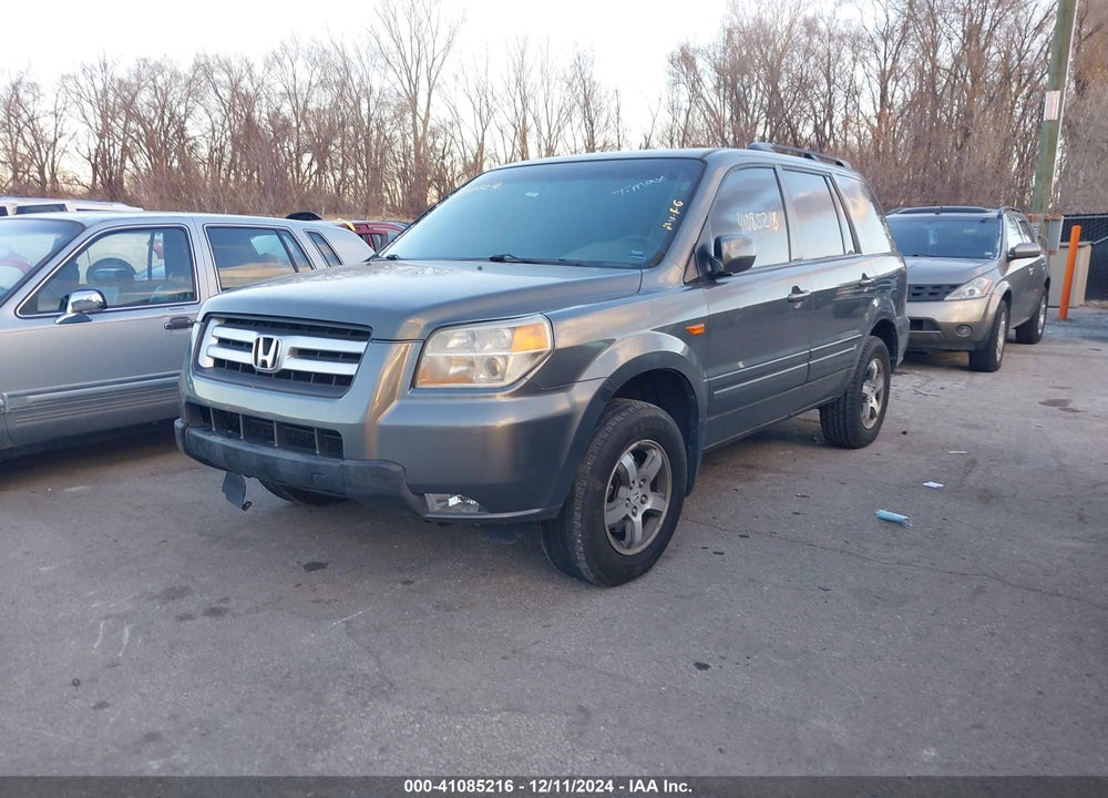 2007 HONDA PILOT EX-L VIN: 5FNYF28567B018754