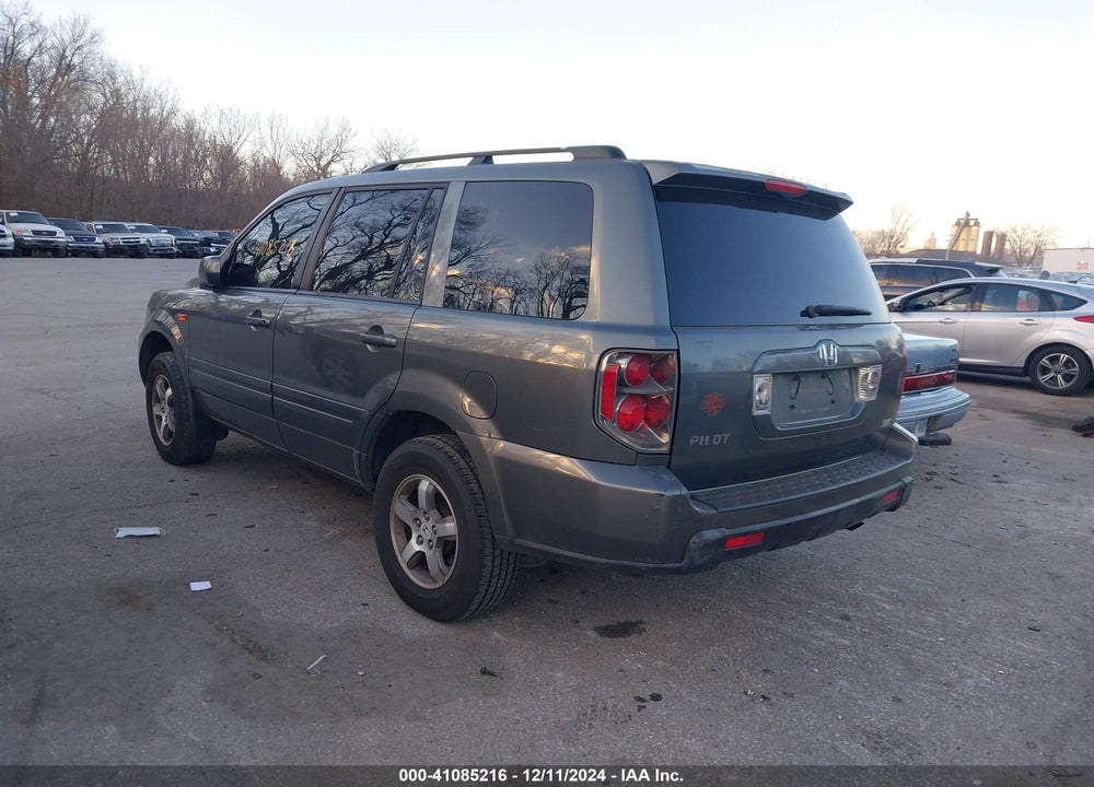 2007 HONDA PILOT EX-L VIN: 5FNYF28567B018754