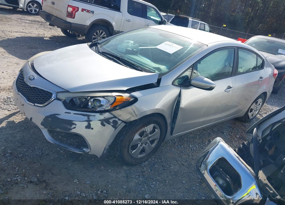 2016 KIA FORTE VIN: KNAFK4A65G5580354