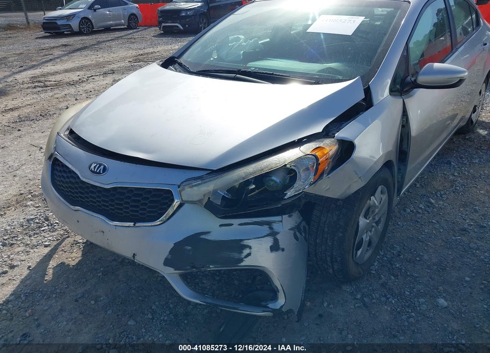 2016 KIA FORTE VIN: KNAFK4A65G5580354