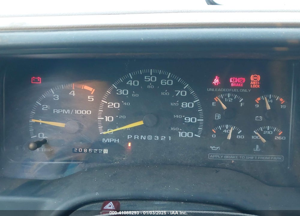 1995 CHEVROLET SUBURBAN K1500 VIN: 1GNFK16K7SJ457718