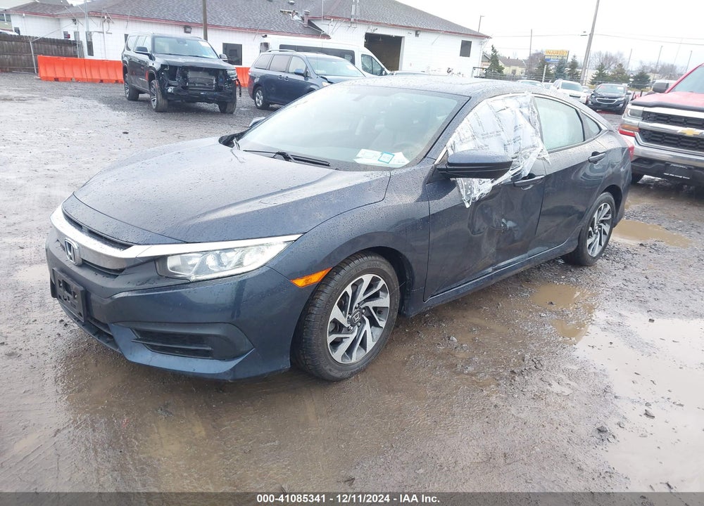 2018 HONDA CIVIC EX VIN: 2HGFC2F76JH516055