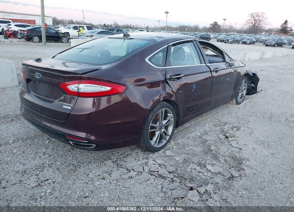 2013 FORD FUSION TITANIUM VIN: 3FA6P0K90DR369793