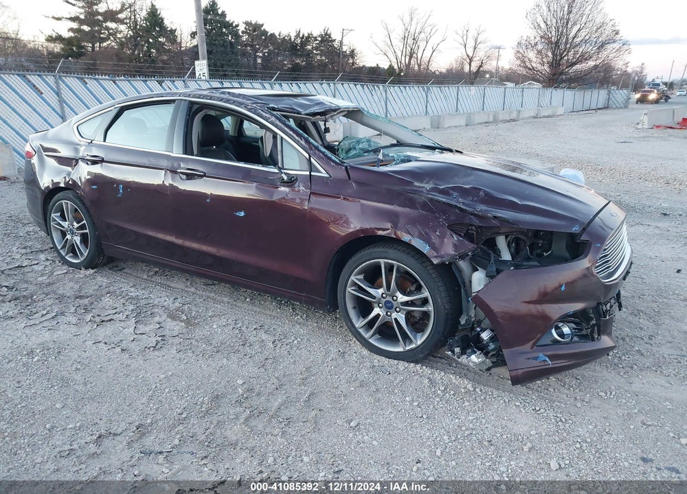 2013 FORD FUSION TITANIUM VIN: 3FA6P0K90DR369793