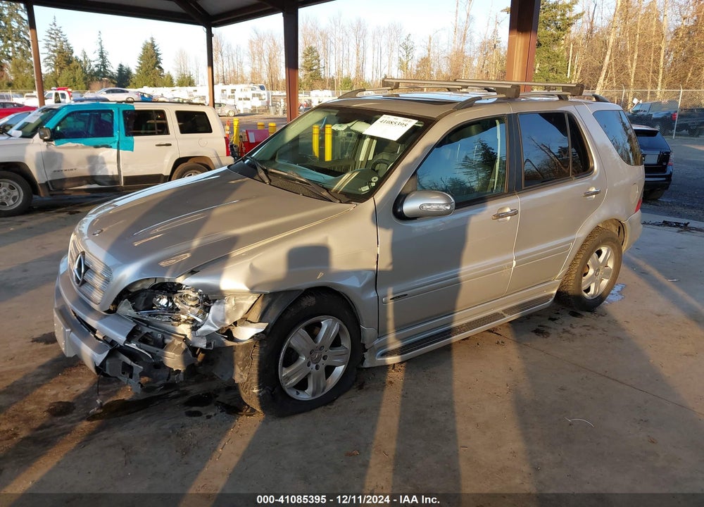 2005 MERCEDES-BENZ ML 350 4MATIC VIN: 4JGAB57E35A567166