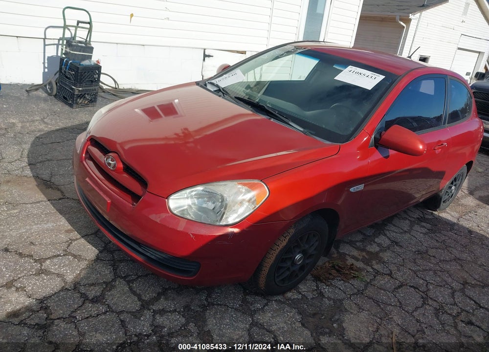 2008 HYUNDAI ACCENT GS VIN: KMHCM36C28U067235