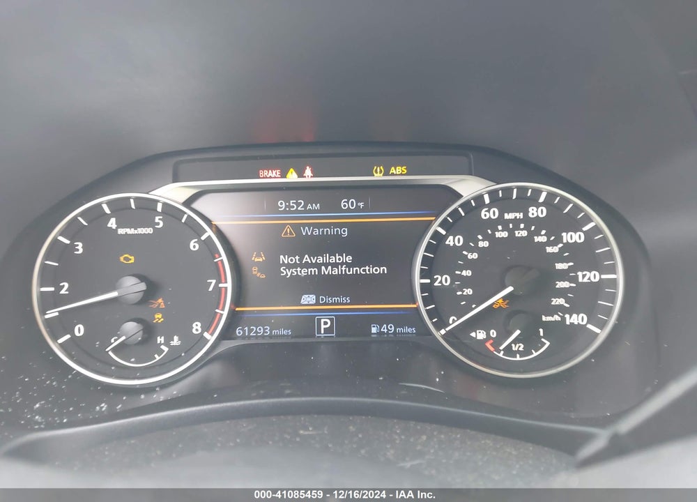2022 NISSAN ALTIMA SR FWD VIN: 1N4BL4CV6NN403057