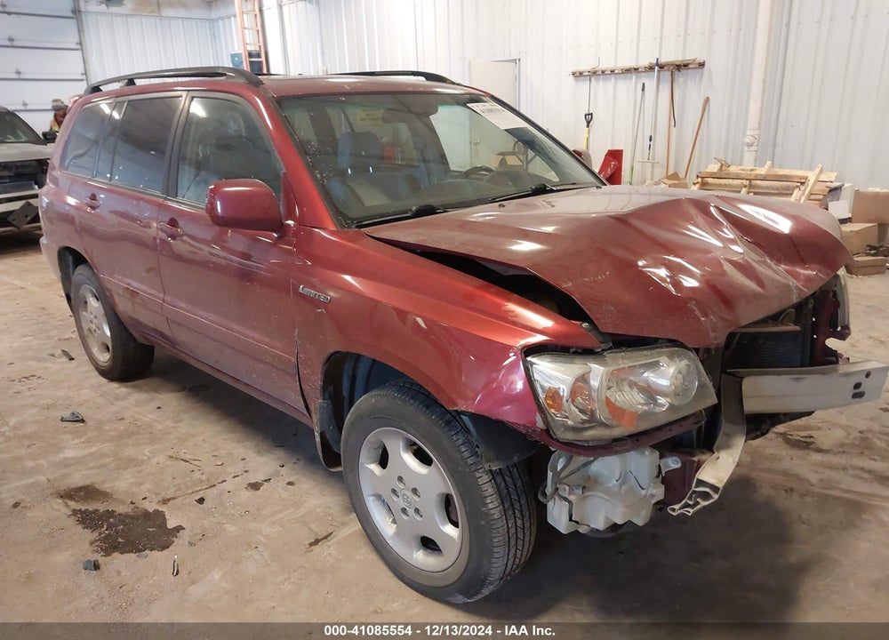 2004 TOYOTA HIGHLANDER LIMITED V6 VIN: JTEEP21A340052289