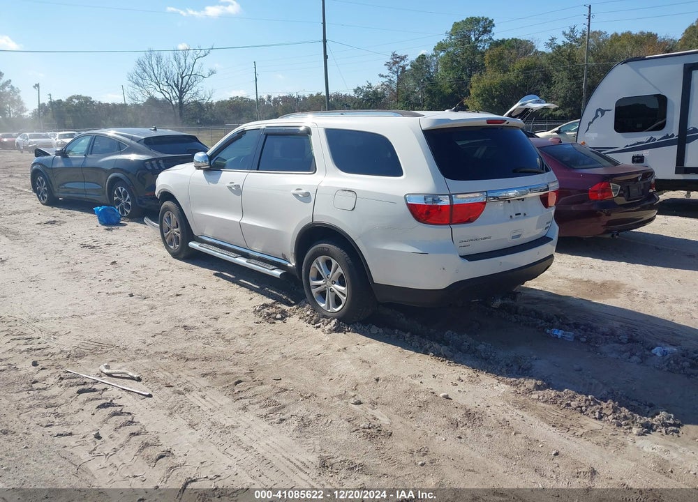 2011 DODGE DURANGO CREW VIN: 1D4RE4GG3BC742626