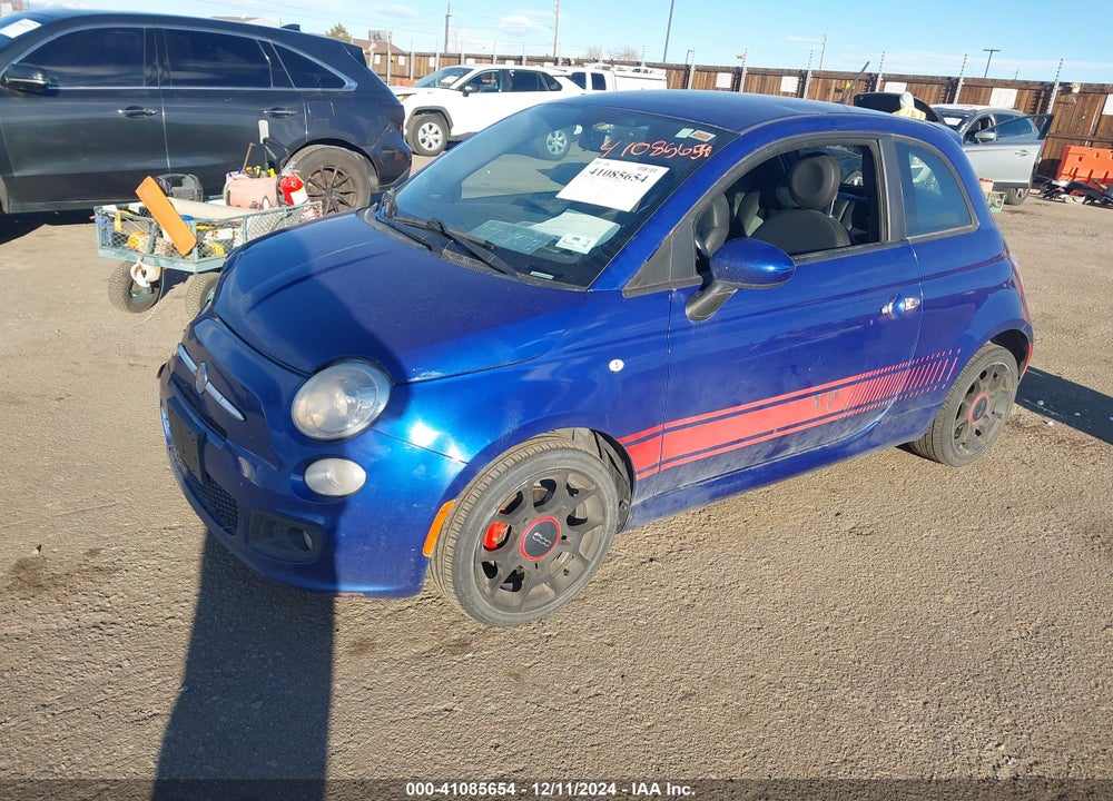 2012 FIAT 500 SPORT VIN: 3C3CFFBR2CT128035