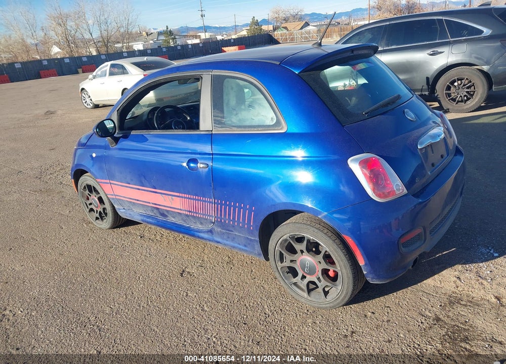 2012 FIAT 500 SPORT VIN: 3C3CFFBR2CT128035
