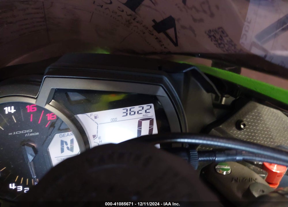 2022 KAWASAKI ZX636 K VIN: JKBZXJH1XNA013772