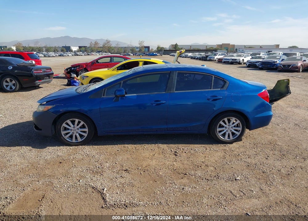 2012 HONDA CIVIC EX-L VIN: 2HGFB2F93CH505067