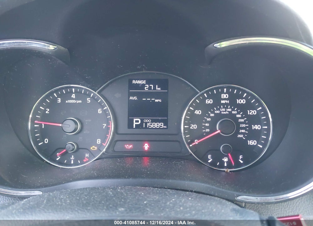 2016 KIA FORTE LX VIN: KNAFK5A83G5606988