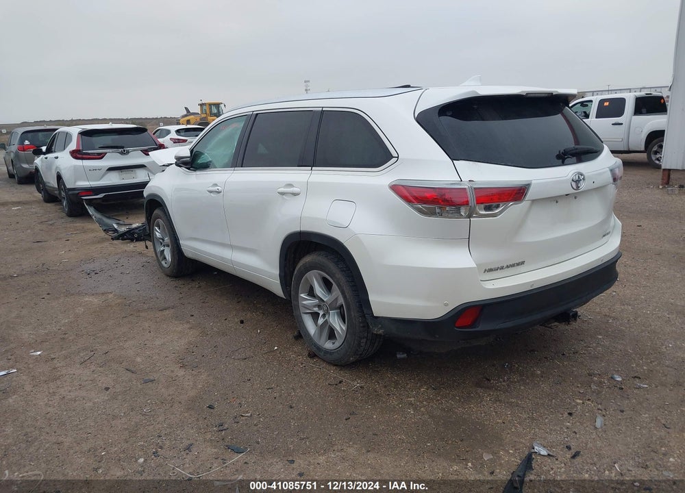 2016 TOYOTA HIGHLANDER LIMITED V6 VIN: 5TDYKRFH6GS138034