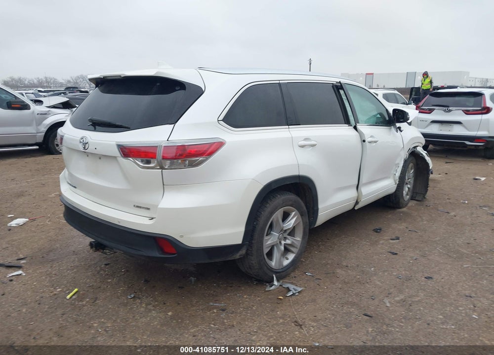 2016 TOYOTA HIGHLANDER LIMITED V6 VIN: 5TDYKRFH6GS138034