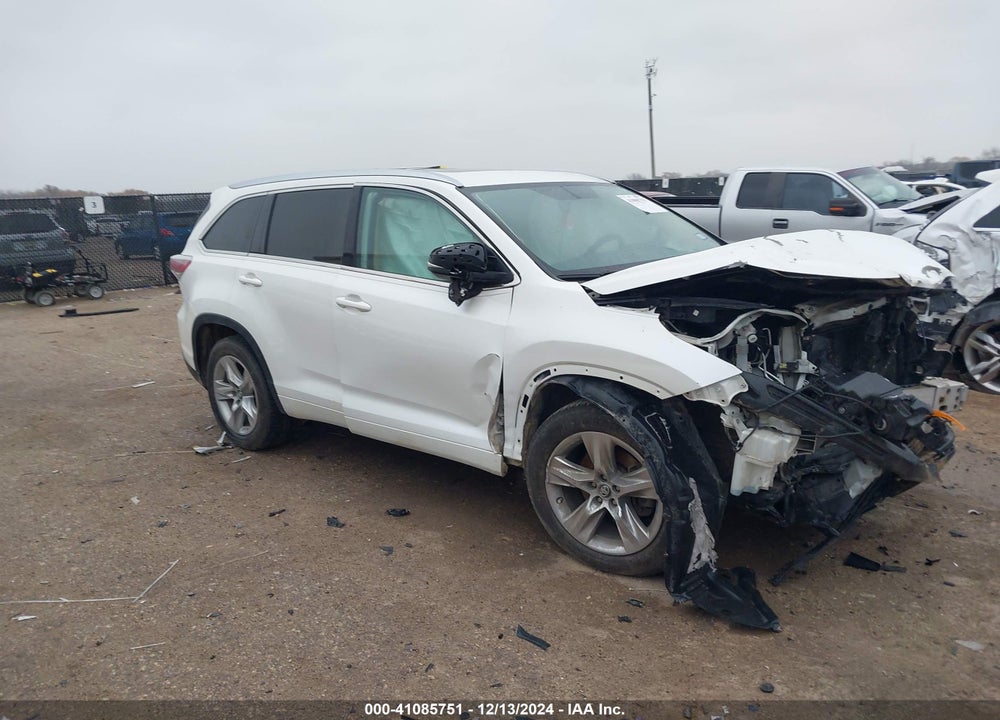2016 TOYOTA HIGHLANDER LIMITED V6 VIN: 5TDYKRFH6GS138034