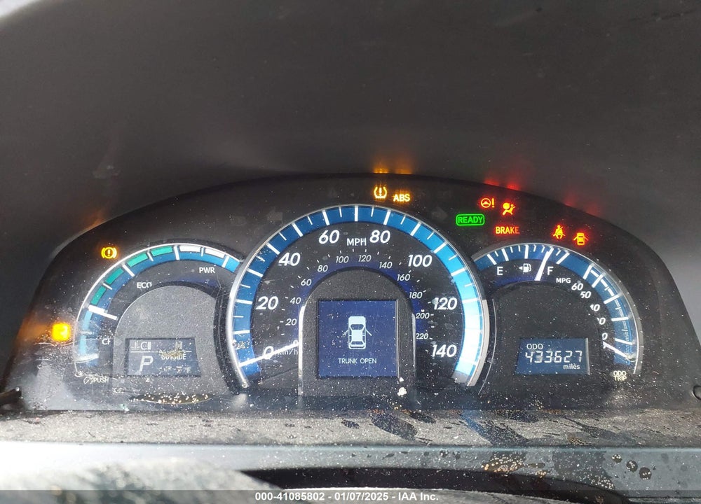 2012 TOYOTA CAMRY HYBRID LE VIN: 4T1BD1FK6CU023769