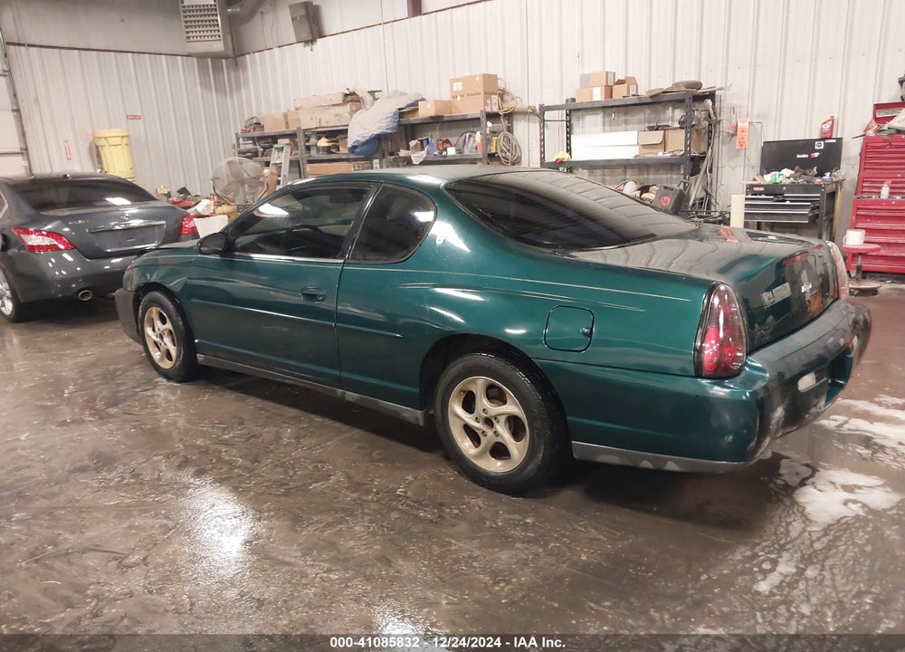 2000 CHEVROLET MONTE CARLO LS VIN: 2G1WW12E4Y9335943
