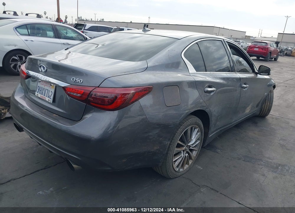2019 INFINITI Q50 3.0T LUXE VIN: JN1EV7AP9KM543616