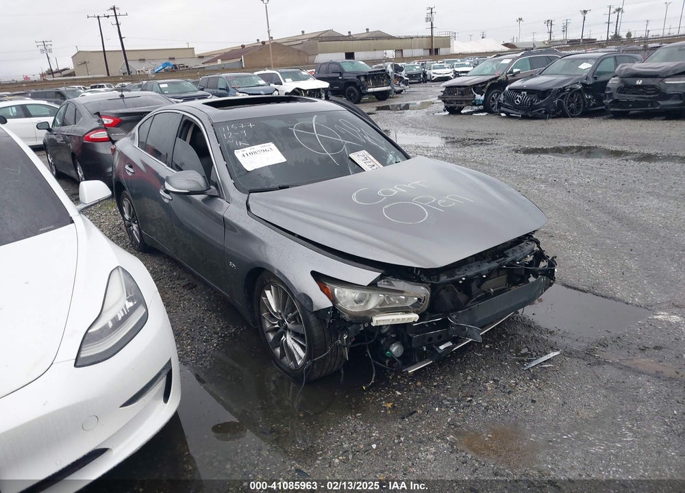 2019 INFINITI Q50 3.0T LUXE VIN: JN1EV7AP9KM543616
