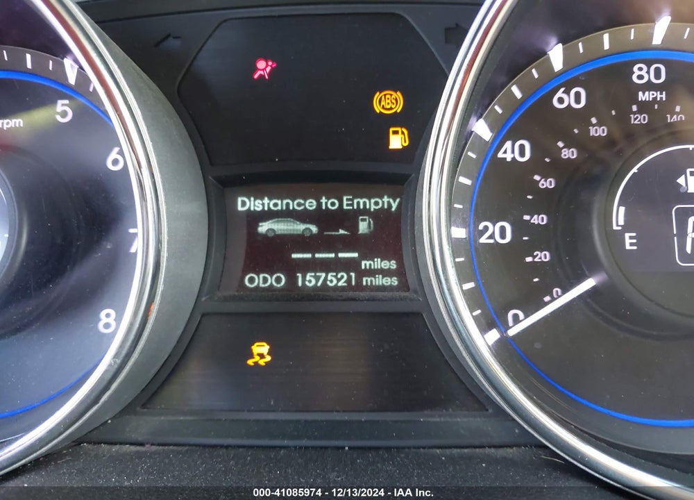 2014 HYUNDAI SONATA GLS VIN: 5NPEB4AC5EH864360