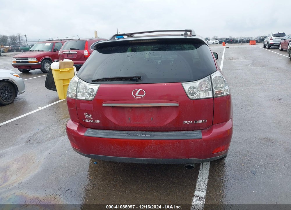 2009 LEXUS RX 350 VIN: 2T2GK31U39C068920