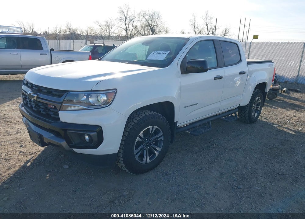 2021 CHEVROLET COLORADO 4WD SHORT BOX Z71 VIN: 1GCGTDEN3M1234781