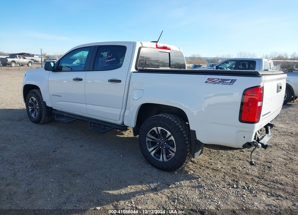2021 CHEVROLET COLORADO 4WD SHORT BOX Z71 VIN: 1GCGTDEN3M1234781