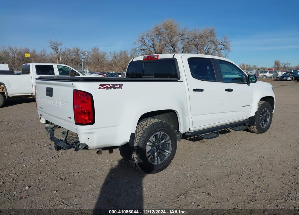 2021 CHEVROLET COLORADO 4WD SHORT BOX Z71 VIN: 1GCGTDEN3M1234781