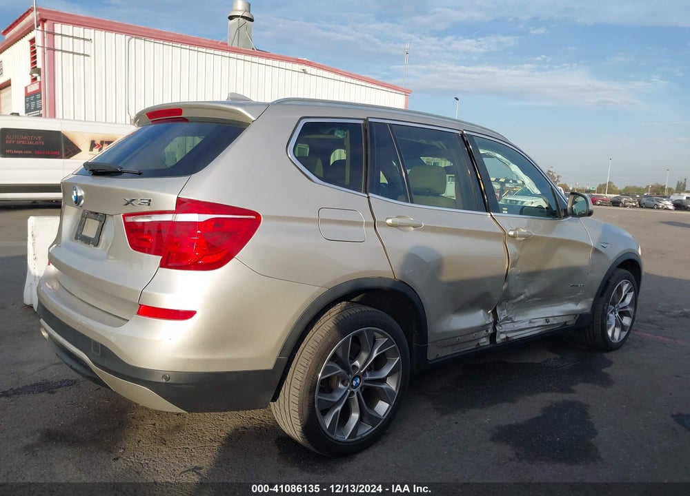 2017 BMW X3 XDRIVE28I VIN: 5UXWX9C51H0D96132