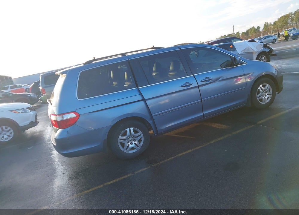 2007 HONDA ODYSSEY EX-L VIN: 5FNRL38707B125433