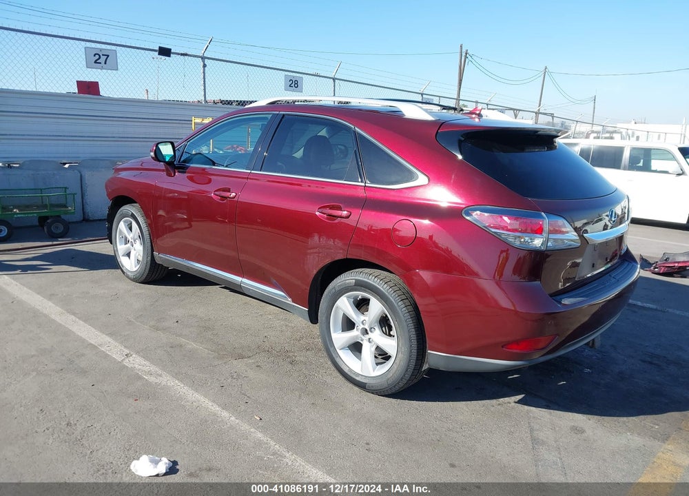 2013 LEXUS RX 350 VIN: 2T2BK1BA4DC179567