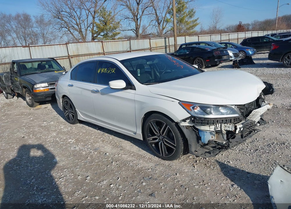 2016 HONDA ACCORD SPORT VIN: 1HGCR2F59GA163091