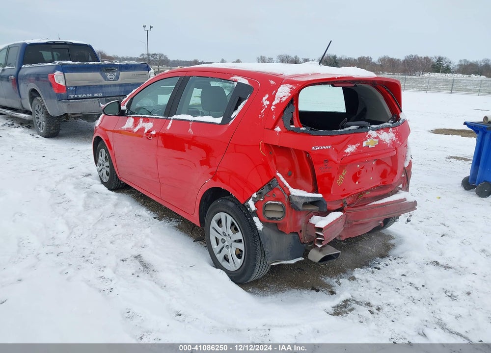 2020 CHEVROLET SONIC VIN: 1G1JG6SB7L4132535