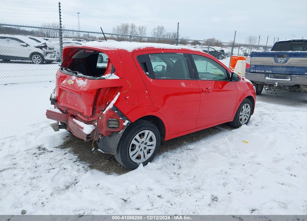 2020 CHEVROLET SONIC VIN: 1G1JG6SB7L4132535