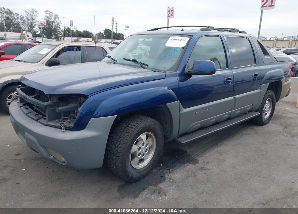 2002 CHEVROLET AVALANCHE 1500 VIN: 3GNEC13T42G117403