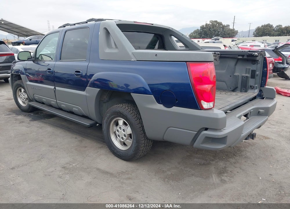 2002 CHEVROLET AVALANCHE 1500 VIN: 3GNEC13T42G117403