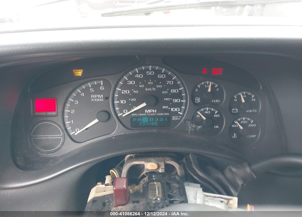 2002 CHEVROLET AVALANCHE 1500 VIN: 3GNEC13T42G117403