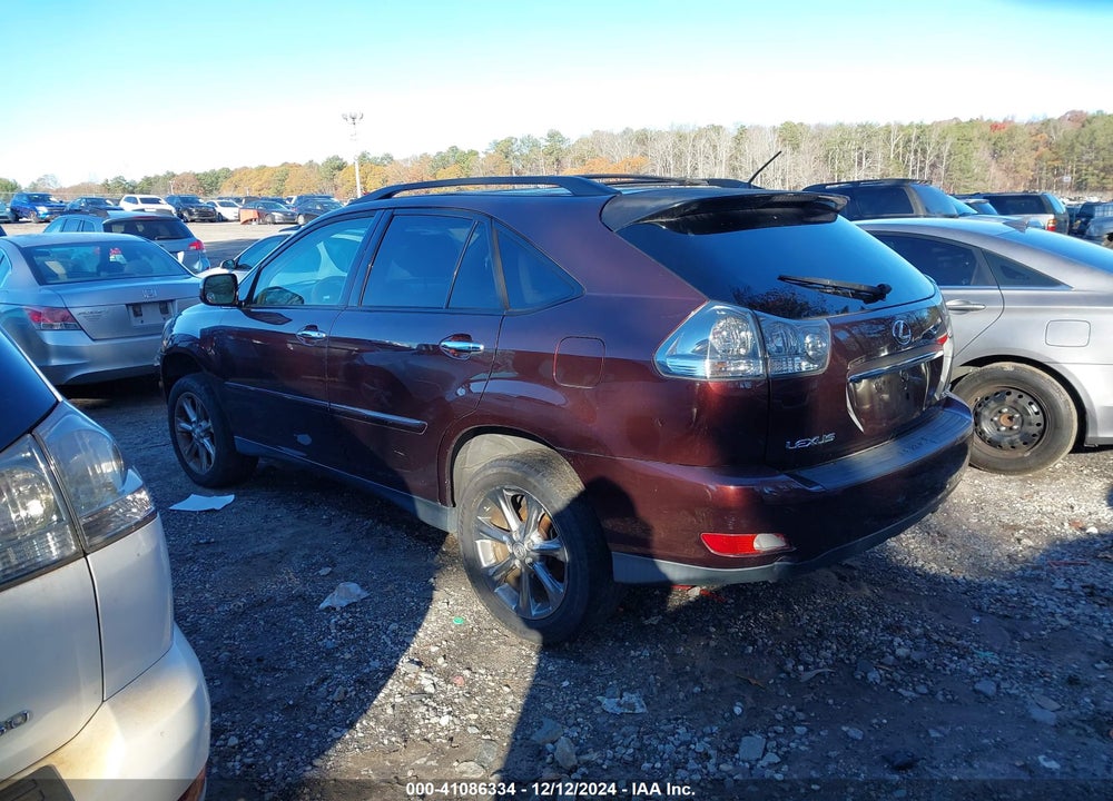 2008 LEXUS RX 350 VIN: JTJHK31U382851285