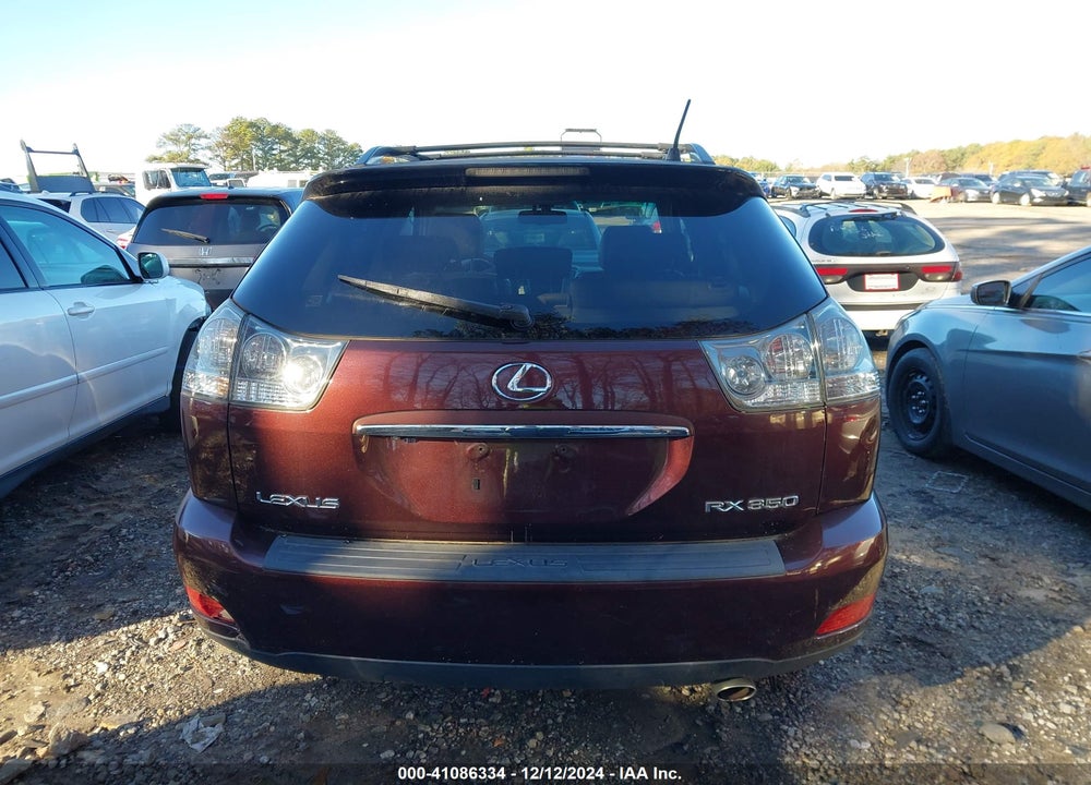 2008 LEXUS RX 350 VIN: JTJHK31U382851285