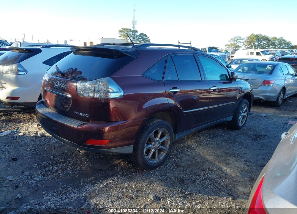 2008 LEXUS RX 350 VIN: JTJHK31U382851285