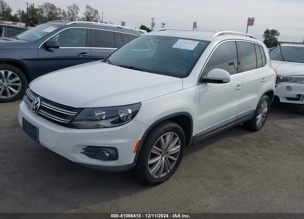 2012 VOLKSWAGEN TIGUAN SE VIN: WVGAV7AX1CW514513