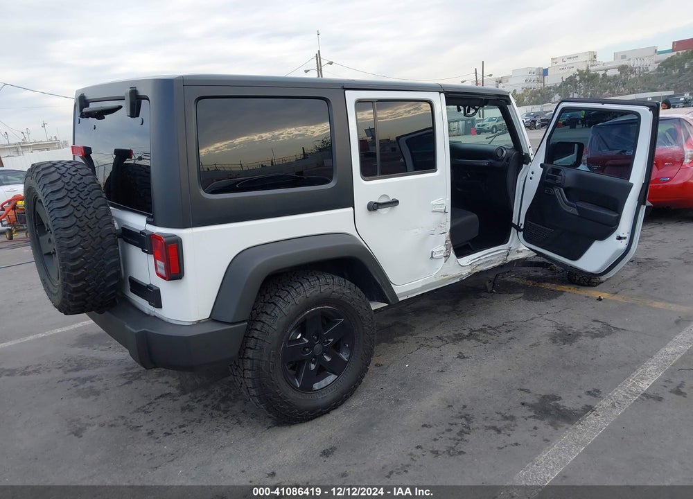 2017 JEEP WRANGLER UNLIMITED SPORT 4X4 VIN: 1C4BJWDG3HL710505