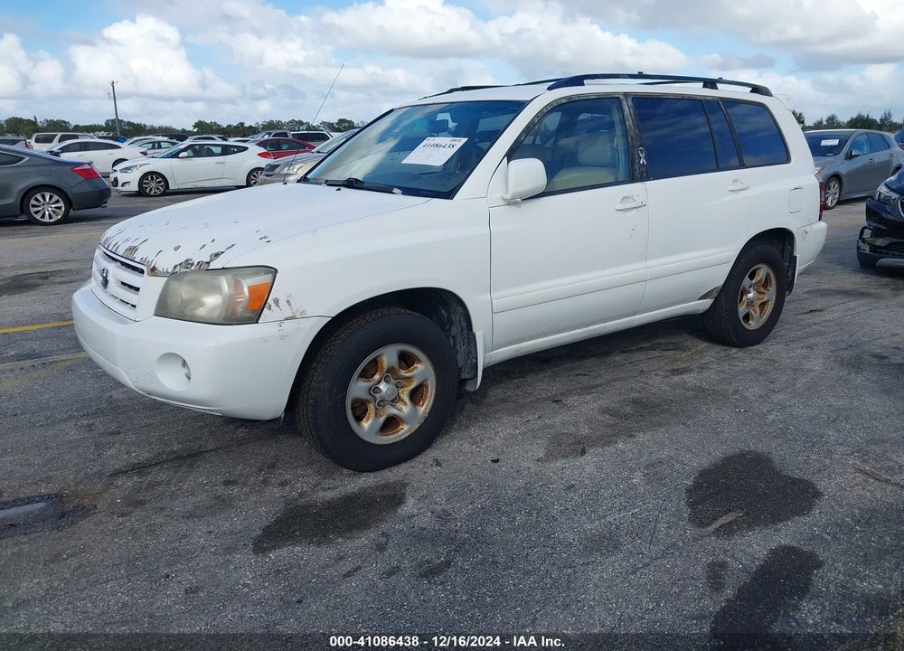 2007 TOYOTA HIGHLANDER VIN: JTEGD21A370169487