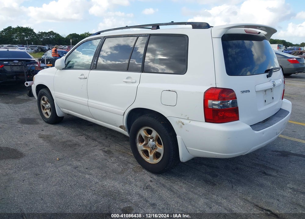 2007 TOYOTA HIGHLANDER VIN: JTEGD21A370169487