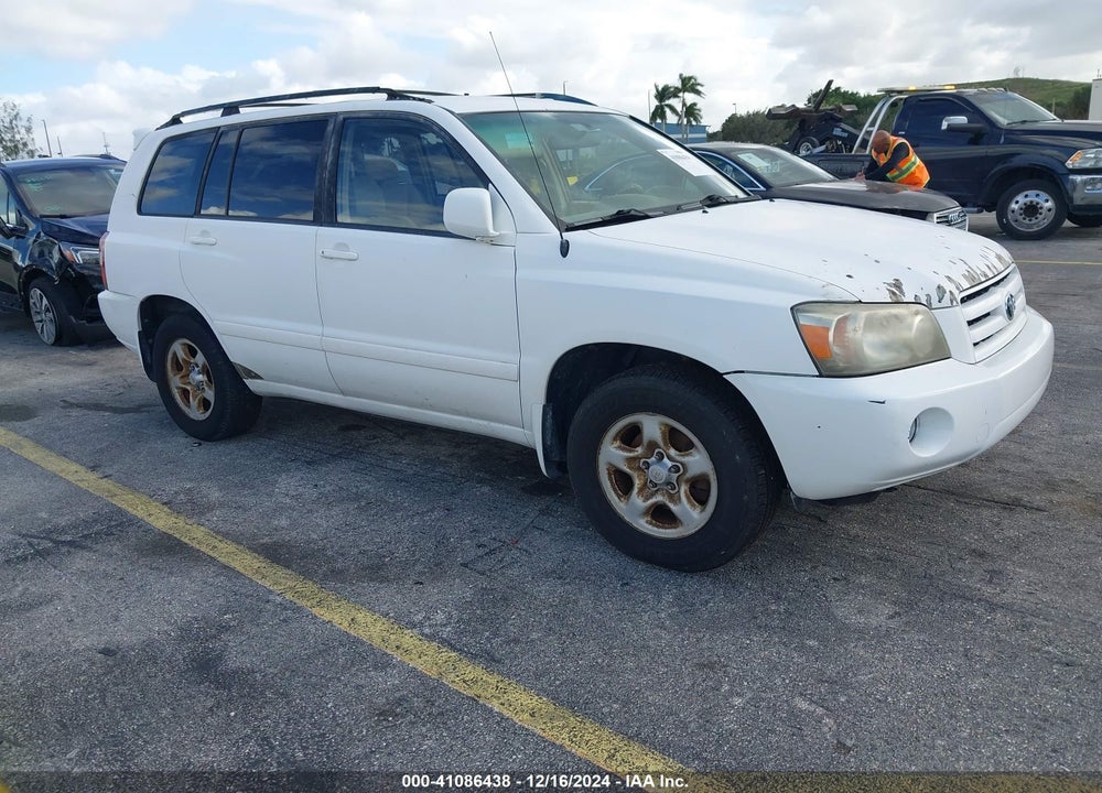 2007 TOYOTA HIGHLANDER VIN: JTEGD21A370169487