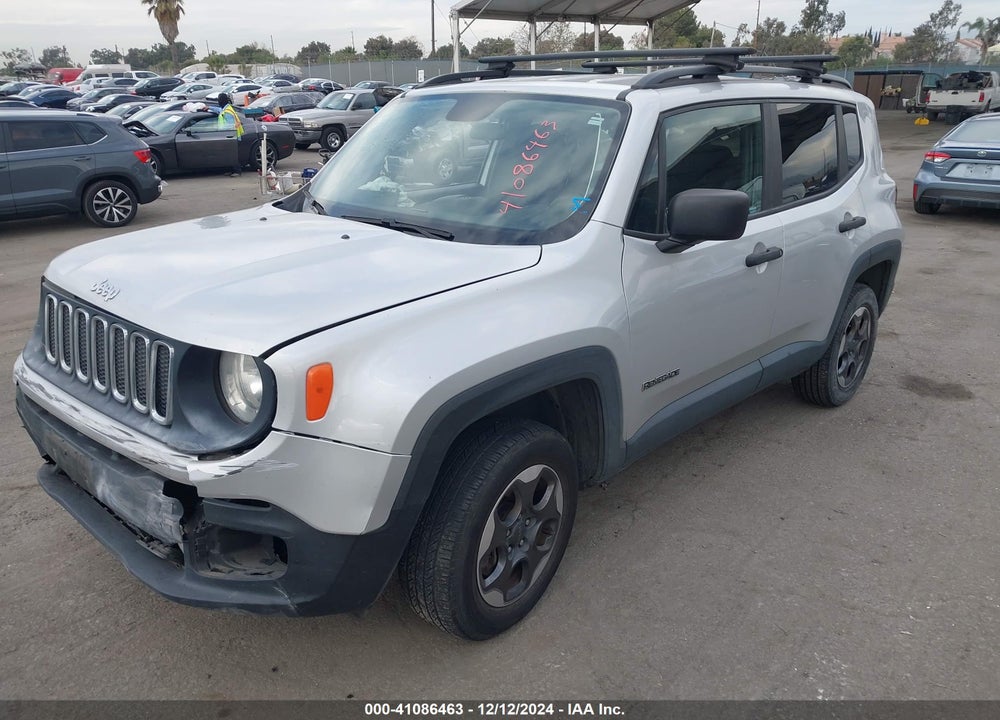 2017 JEEP RENEGADE SPORT 4X4 VIN: ZACCJBAB6HPG47806